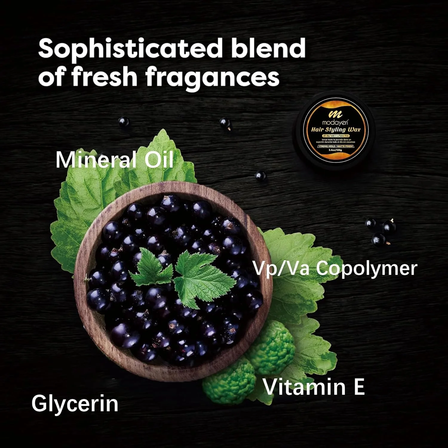 واکس مو - پماد حالت دهنده با قدرت نگهداری قوی برای آقایان و بانوان، مغذی و محافظت کننده، حالت دهنده با نمای مات 100 میلی لیتر