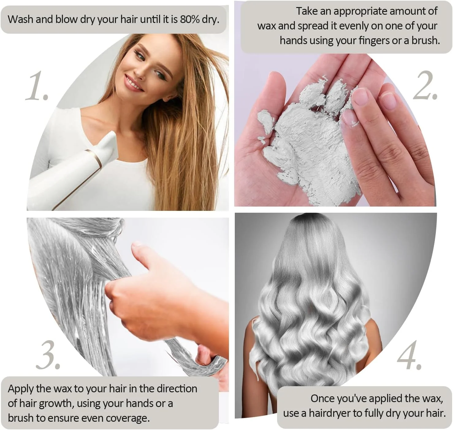 اسپری رنگ موقت سفید نقره ای، رنگ موی کرمی فوری و طبیعی، پماد حالت دهنده مو قابل شستشو، رنگ موی موقت برای خانم ها و آقایان جوان، مناسب مهمانی و جشن