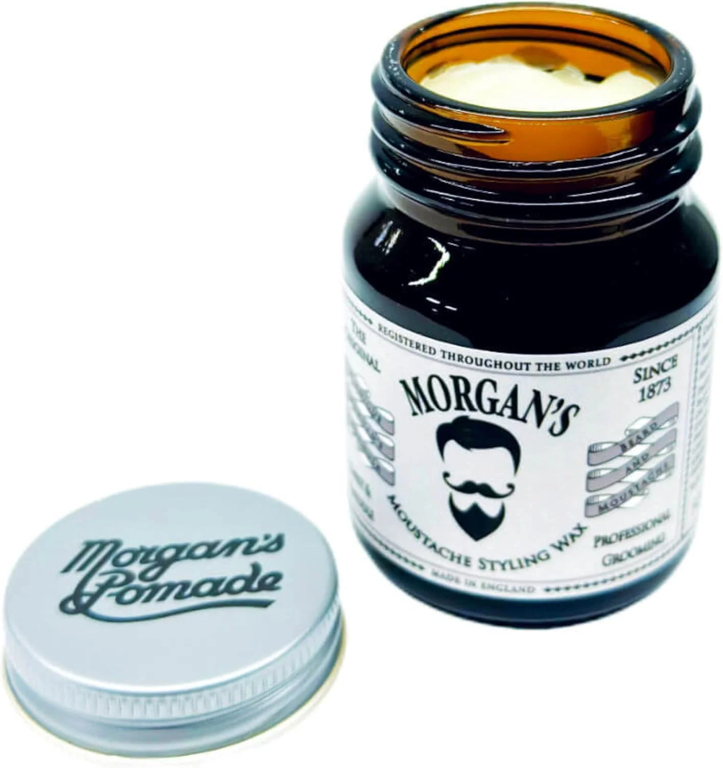 واکس حالت دهنده سبیل مردانه مورگان - حالت دهی قوی، ماندگاری طولانی - ایجاد کننده فرم و حالت - غیر چرب، استفاده آسان، 50 گرم واکس حالت دهنده سبیل مردانه مورگان - حالت دهی قوی، ماندگاری طولانی - ایجاد کننده فرم و حالت - غیر چرب، استفاده آسان، 50 گرم