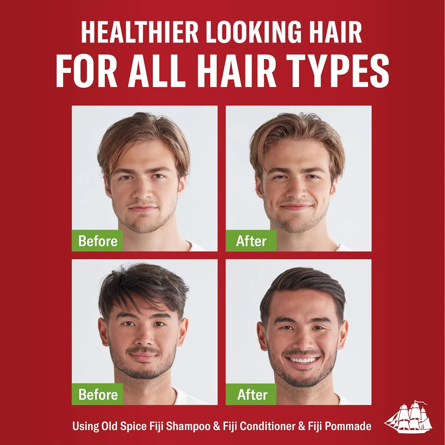 پماد موی مردانه الد اسپایس فیجی، حالت دهی ملایم، درخشش کم، حالت دهنده موی مردانه، 66 گرم