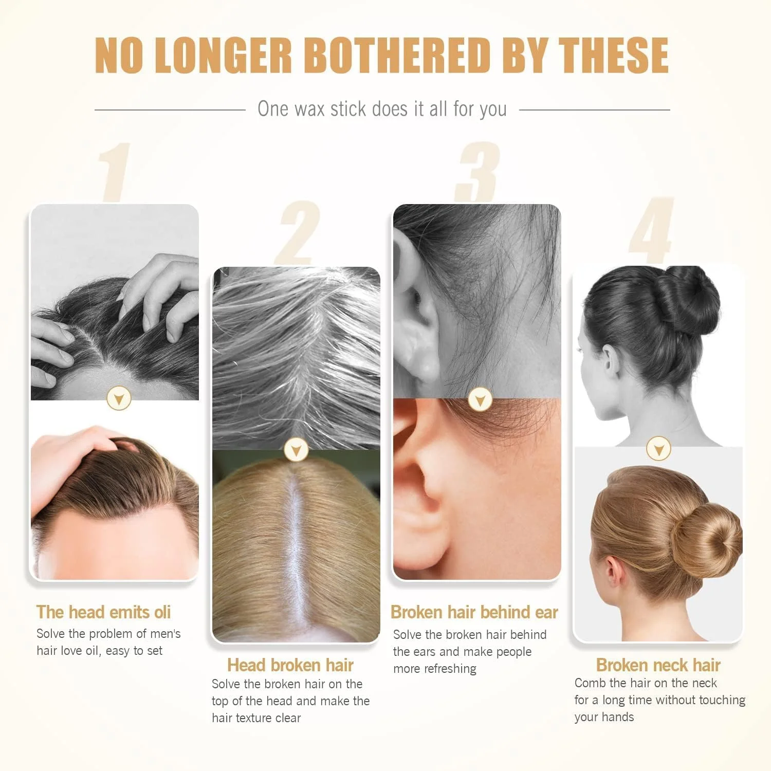 استیک واکس مو O'CHEAL - پماد حالت دهنده غیر چرب برای نگهداری قوی، ظاهری مرتب و منظم