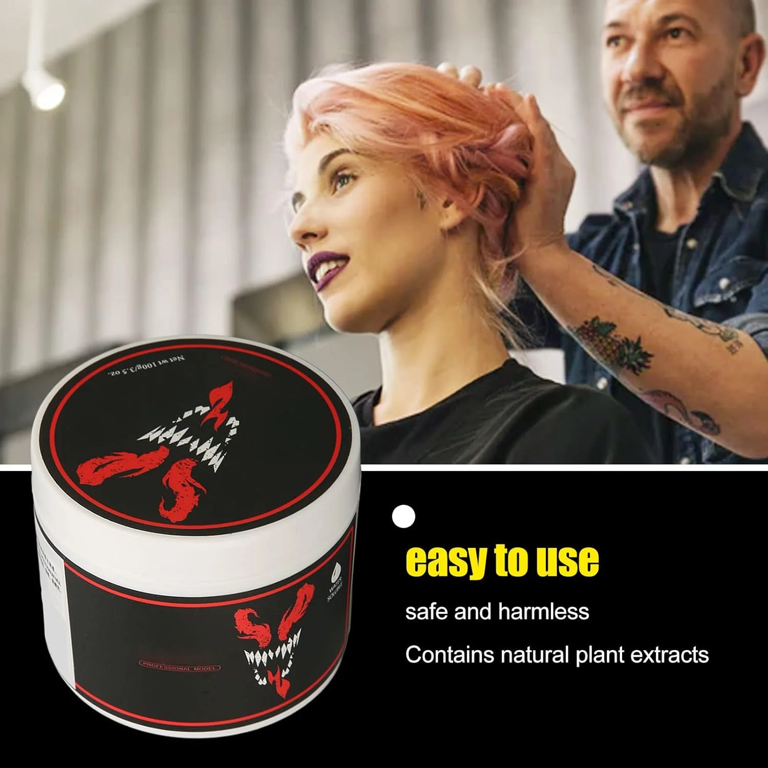 پماد مغذی مو، واکس حالت دهنده مو، کرم حالت دهنده فوری مو، حالت دهی سریع و طبیعی مو، پماد حالت دهنده مو، واکس مو گیاهی طبیعی، حالت دهی و مرتب سازی مو