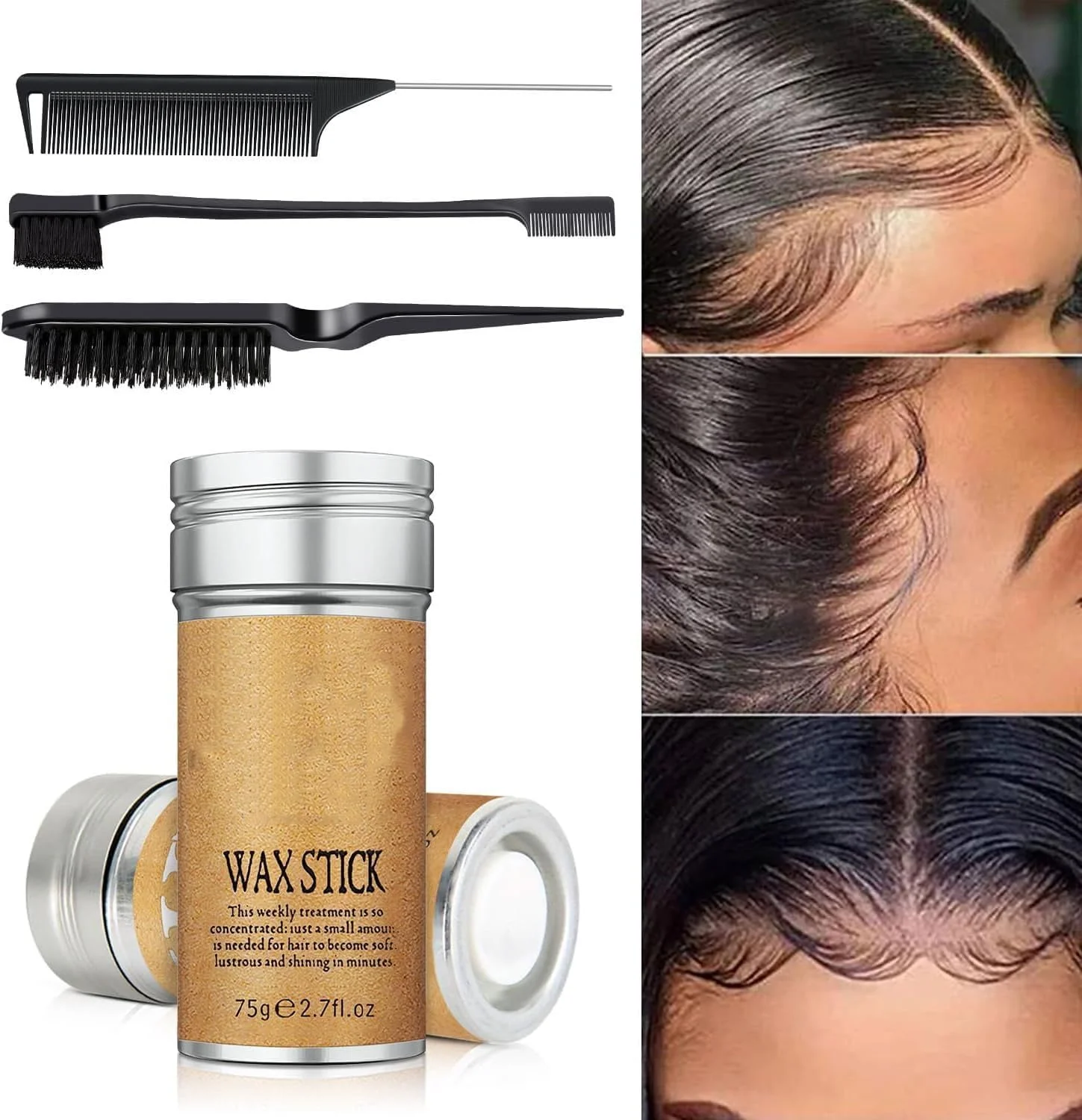 استیک واکس مو، استیک صاف کننده مو، واکس حالت دهنده غیر چرب برای مو، برای موهای وز و پرزدار و برس حالت دهنده لبه مو، شانه دم موشی برای جدا کردن مو، پرداخت غیر چرب برای حالت دادن به مو استیک واکس مو، استیک صاف کننده مو، واکس حالت دهنده غیر چرب برای مو، برای موهای وز و پرزدار و برس حالت دهنده لبه مو، شانه دم موشی برای جدا کردن مو، پرداخت غیر چرب برای حالت دادن به مو