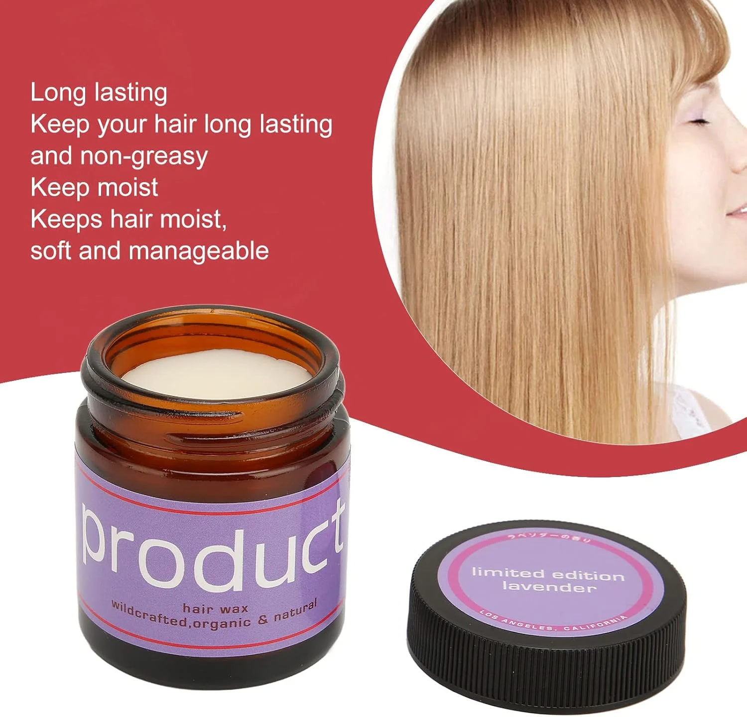 واکس مو حالت دهنده، واکس مو ارگانیک، حالت دهنده ماندگار مو، واکس مو کرمی فوری، واکس مو حالت دهنده، مناسب برای انواع مو، بدون چربی