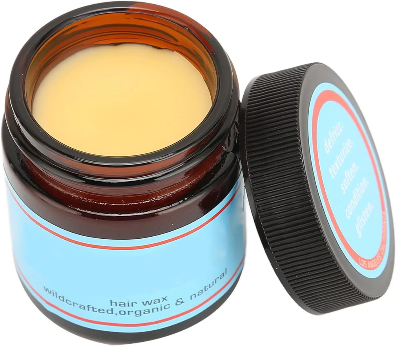 واکس مو، ارگانیک و طبیعی با قدرت نگهداری قوی و کنترل عالی، پماد مو با رایحه پرتقال برای حالت دادن و مرتب کردن مو، مناسب برای موهای صاف، ضخیم و موج دار، 42 گرم