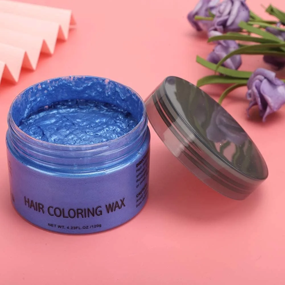 وکس رنگ مو، خمیر رنگ موی حرفه ای آرایشگاه، خمیر رنگ مو، کرم حالت دهنده مو، پماد موی حرفه ای با ماندگاری طولانی برای مهمانی و نقش آفرینی (#1)