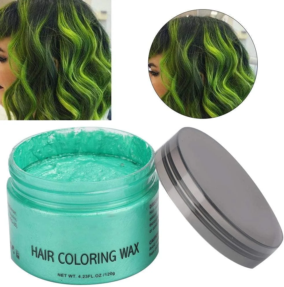 وکس رنگ مو، خمیر رنگ موی حرفه ای آرایشگاه، خمیر رنگ مو، کرم حالت دهنده مو، پماد موی حرفه ای با ماندگاری طولانی برای مهمانی و نقش آفرینی (#4)