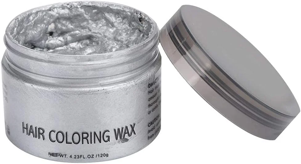 واکس رنگ مو، خمیر رنگ موی حرفه ای آرایشگاه، خمیر رنگ مو، کرم حالت دهنده مو، پماد موی حرفه ای با ماندگاری طولانی، واکس حالت دهنده موی طبیعی برای مهمانی و نقش آفرینی (#3)