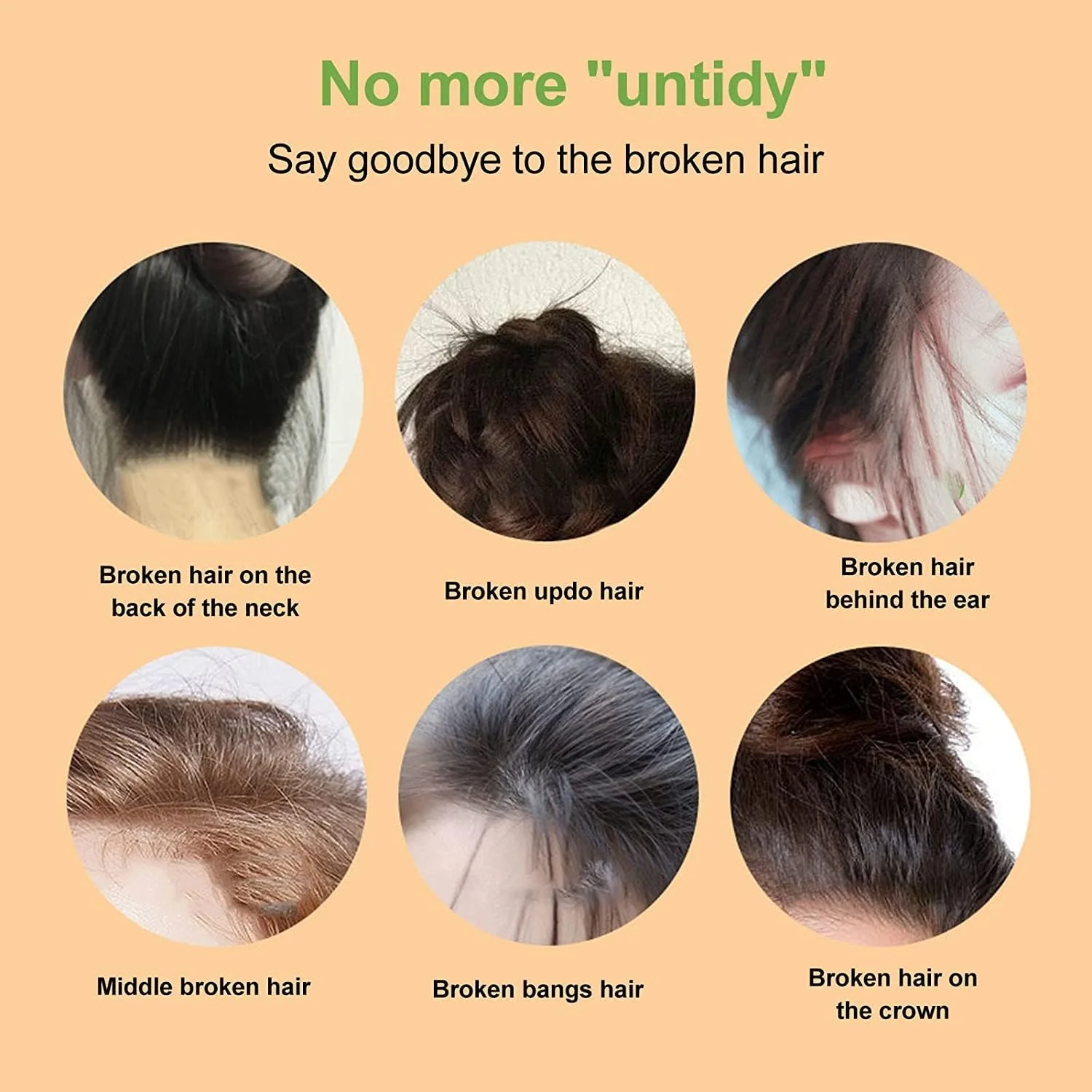 استیک واکس مو، واکس حالت دهنده موی وز قابل حمل، استیک ژل واکس مو برای مو حالت دهنده غیر چرب پماد مو برای موهای شکسته