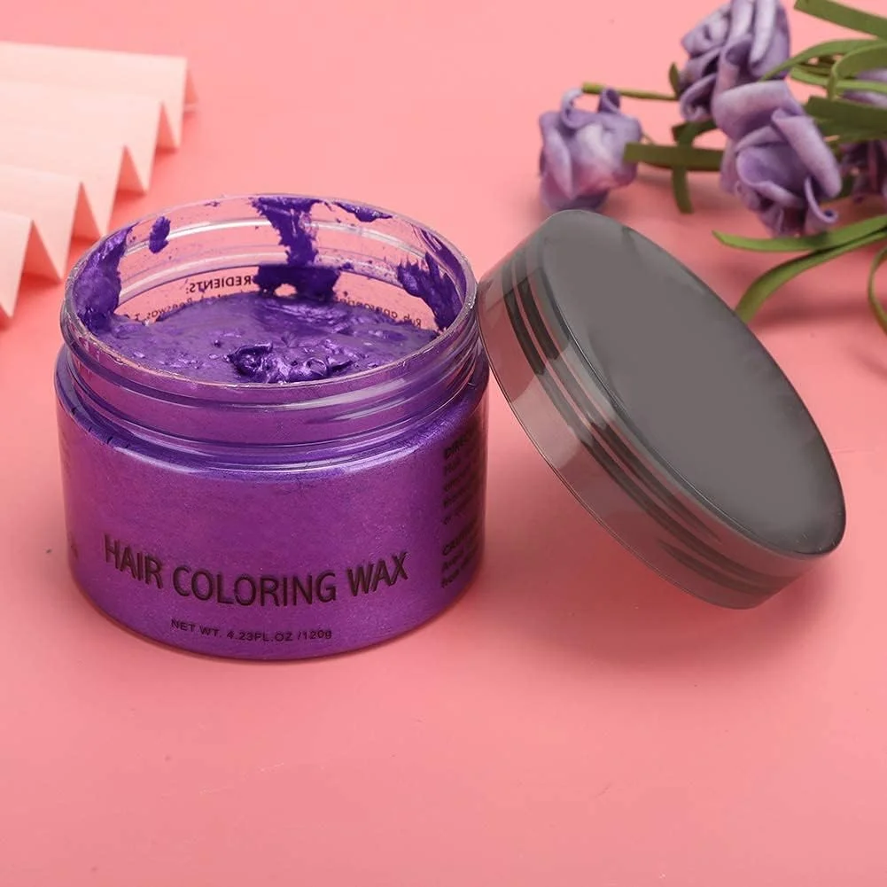 وکس رنگ مو، خمیر رنگ موی حرفه ای آرایشگاه، خمیر رنگ مو، کرم حالت دهنده مو، پماد موی حرفه ای با ماندگاری طولانی برای مهمانی و نقش آفرینی (#2)