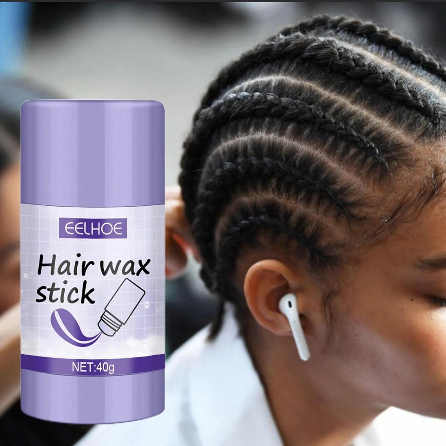 استیک واکس مو MFGMF، پماد موی قابل حمل برای صاف و یکدست کردن موهای طبیعی | ابزار واکس مو برای آرایش روزانه و لوازم مهمانی بانوان