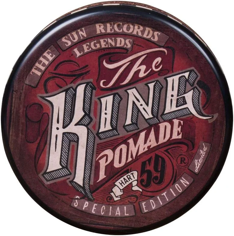 Schmiere FEINSTE HAAR-POMADE Rumble59 نسخه محدود Hard The King - پماد مو مردانه - واکس مو مردانه برای موهای قوی، حالت دهنده مو واکس مو مردانه خمیر مو روغن مو واکس مو پماد، 140 میلی لیتر
