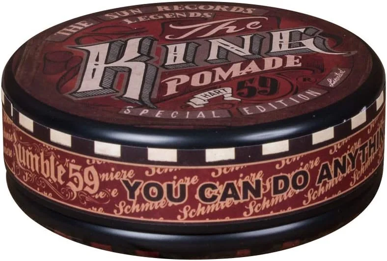 Schmiere FEINSTE HAAR-POMADE Rumble59 نسخه محدود Hard The King - پماد مو مردانه - واکس مو مردانه برای موهای قوی، حالت دهنده مو واکس مو مردانه خمیر مو روغن مو واکس مو پماد، 140 میلی لیتر