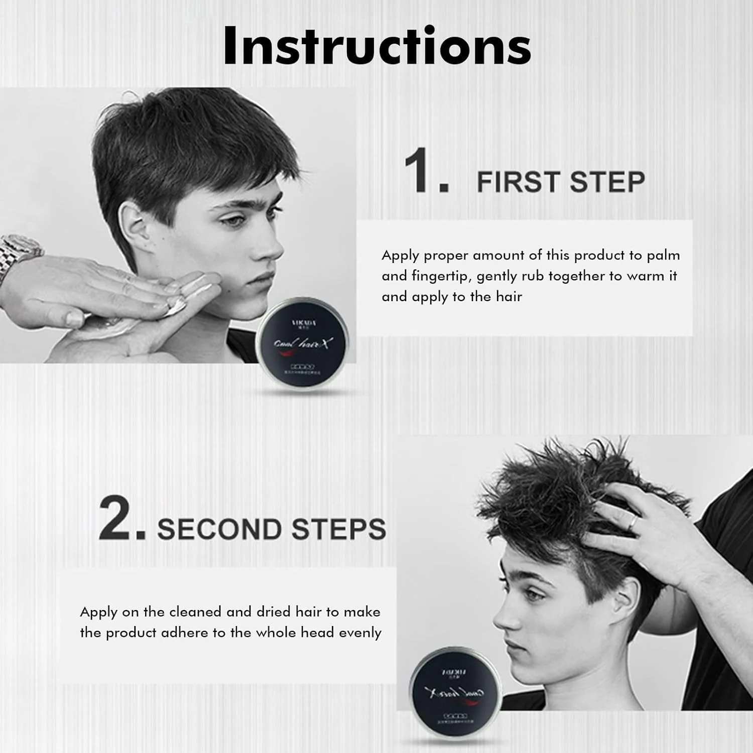 واکس حالت دهنده مو مات، مردانه، حالت دهی قوی غیر چرب، حالت دهی مد روز، استفاده روزانه، خاک رس قوی، نگهدارنده با درخشش کم واکس حالت دهنده مو مات، مردانه، حالت دهی قوی غیر چرب، حالت دهی مد روز، استفاده روزانه، خاک رس قوی، نگهدارنده با درخشش کم