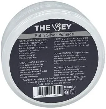 واکس مو نقره ای ساتن، واکس حالت دهنده با درخشش متوسط، بر پایه آب