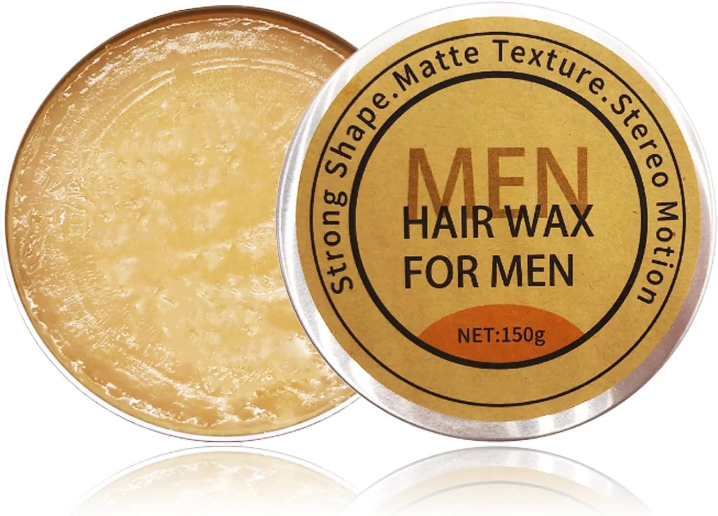 واکس موی مردانه، خمیر مات مو برای انواع مو، خمیر حالت دهنده موی مردانه، محصول حالت دهنده مو با قدرت نگهدارندگی بالا برای ضخیم کردن و بافت دهی، واکس پماد مو 150 گرم