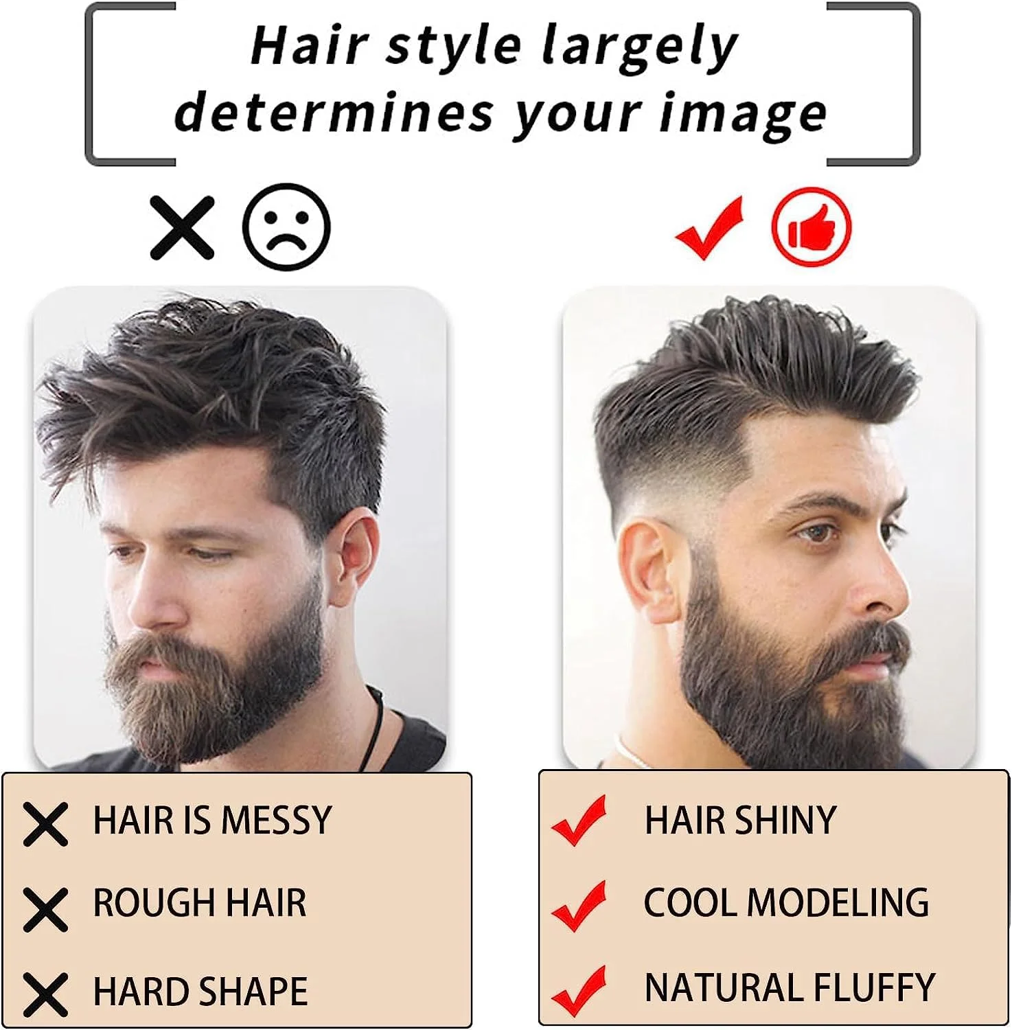 واکس موی مردانه، خمیر مات مو برای انواع مو، خمیر حالت دهنده موی مردانه، محصول حالت دهنده مو با قدرت نگهدارندگی بالا برای ضخیم کردن و بافت دهی، واکس پماد مو 150 گرم