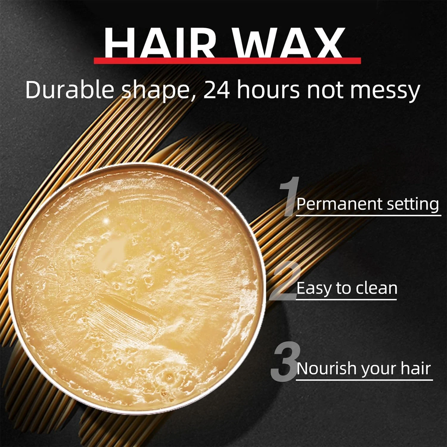 واکس موی مردانه، خمیر مات مو برای انواع مو، خمیر حالت دهنده موی مردانه، محصول حالت دهنده مو با قدرت نگهدارندگی بالا برای ضخیم کردن و بافت دهی، واکس پماد مو 150 گرم