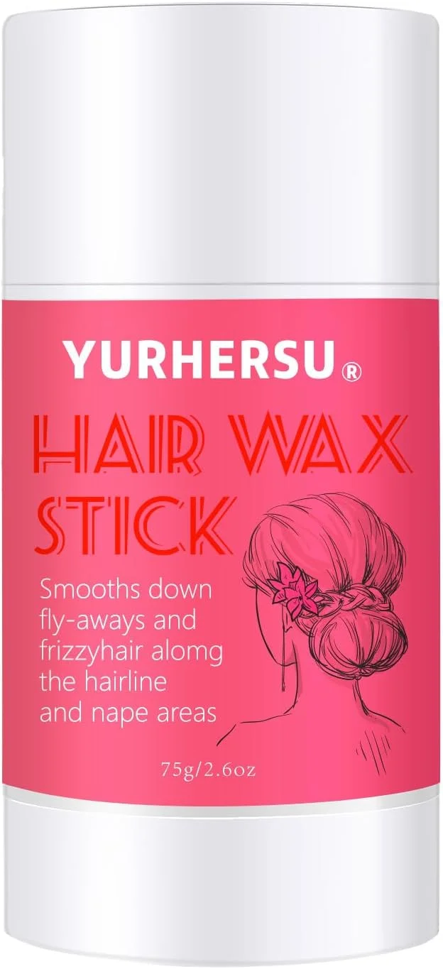 استیک واکس برای حالت دادن صاف مو و کلاه گیس، محصول غیر چرب برای موهای وز شده، حالت دهنده لبه مو و رفع وز، پماد مو برای تثبیت بی نقص مو