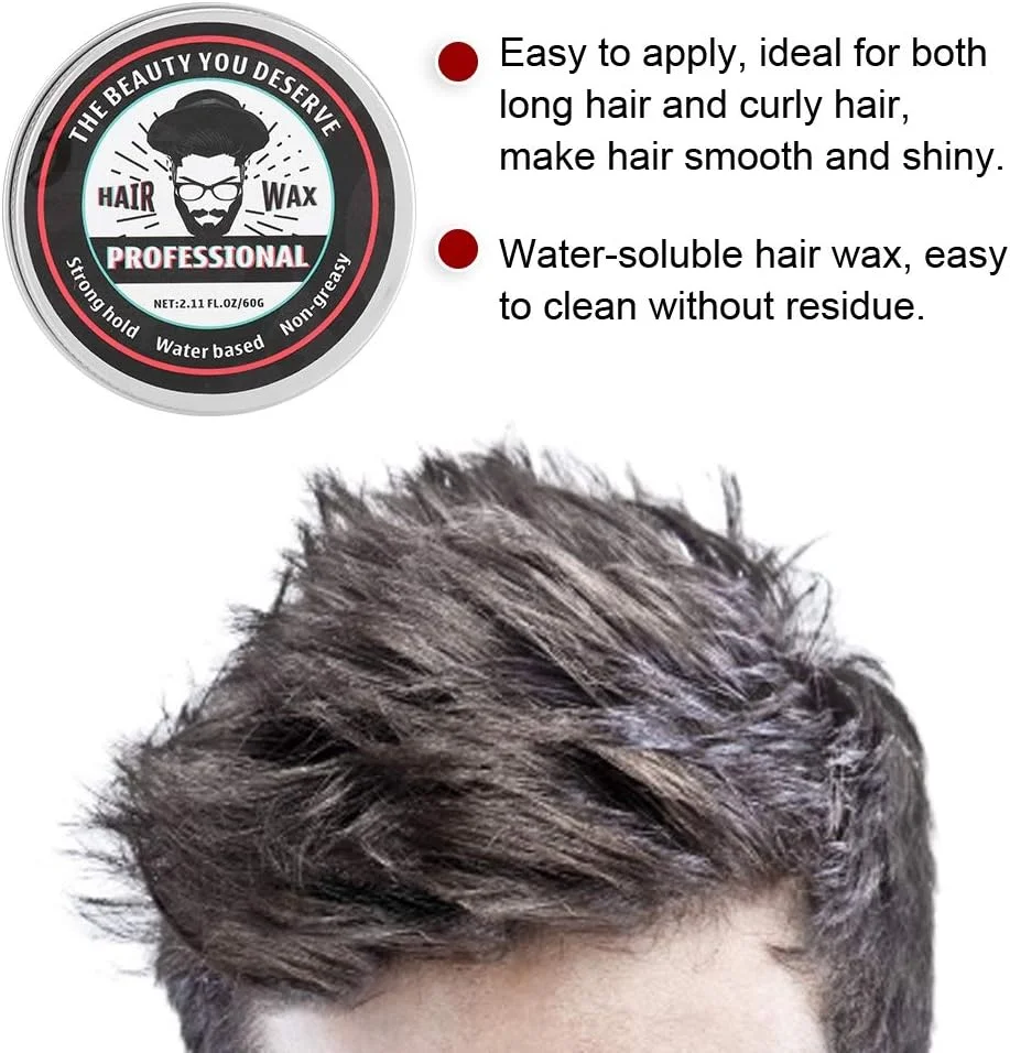 واکس مو با قدرت نگهداری بالا، پماد موی بر پایه آب بدون چربی، واکس حالت دهنده مو با استفاده آسان، مناسب برای مناسبت ها و مشاغل مختلف واکس مو با قدرت نگهداری بالا، پماد موی بر پایه آب بدون چربی، واکس حالت دهنده مو با استفاده آسان، مناسب برای مناسبت ها و مشاغل مختلف