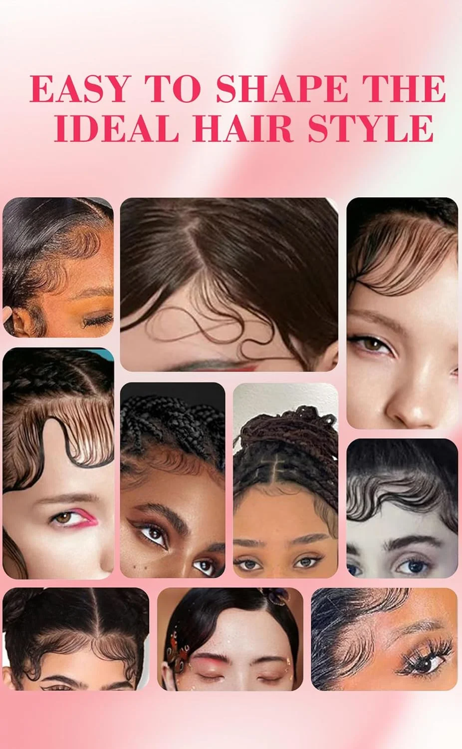 استیک واکس برای حالت دادن صاف مو و کلاه گیس، محصول غیر چرب برای موهای وز شده، حالت دهنده لبه مو و رفع وز، پماد مو برای تثبیت بی نقص مو استیک واکس برای حالت دادن صاف مو و کلاه گیس، محصول غیر چرب برای موهای وز شده، حالت دهنده لبه مو و رفع وز، پماد مو برای تثبیت بی نقص مو