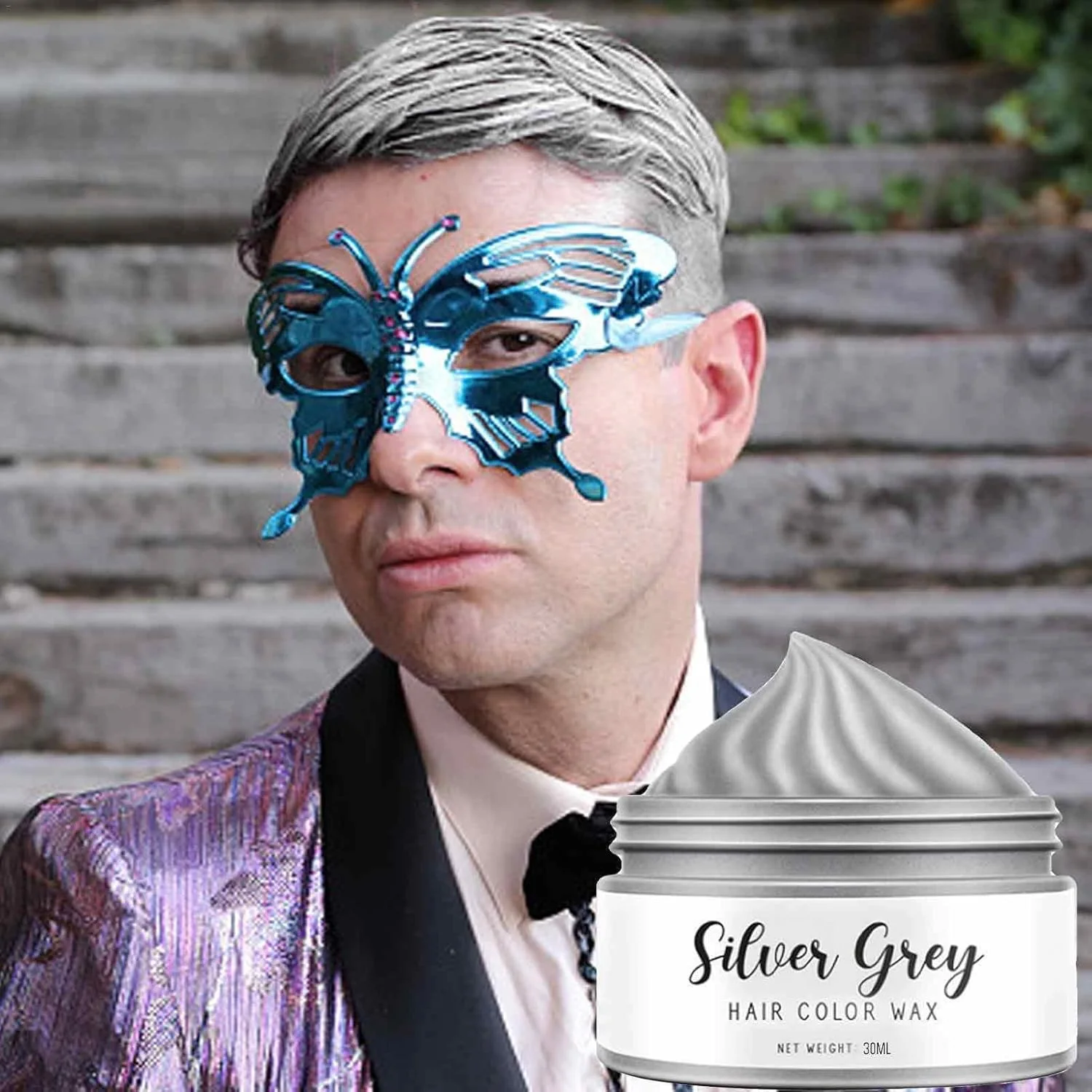 واکس رنگ موقت مو، پمادهای کرمی حالت دهنده موی طبیعی | واکس حالت دهنده و مرطوب کننده مو برای ایجاد مدل های ابریشمی و طبیعی برای آقایان و بانوان