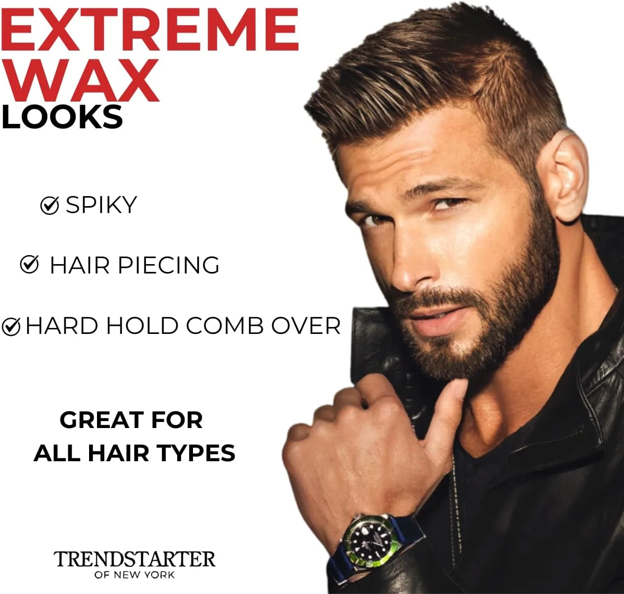 ترنداستارتر - وکس اکستریم (113 گرم) - نگهدارندگی قوی - نمای مات - وکس موی با کیفیت بر پایه آب و بدون ایجاد شوره برای انواع مو - حالت دهنده مو با ماندگاری تمام روز ترنداستارتر - وکس اکستریم (113 گرم) - نگهدارندگی قوی - نمای مات - وکس موی با کیفیت بر پایه آب و بدون ایجاد شوره برای انواع مو - حالت دهنده مو با ماندگاری تمام روز