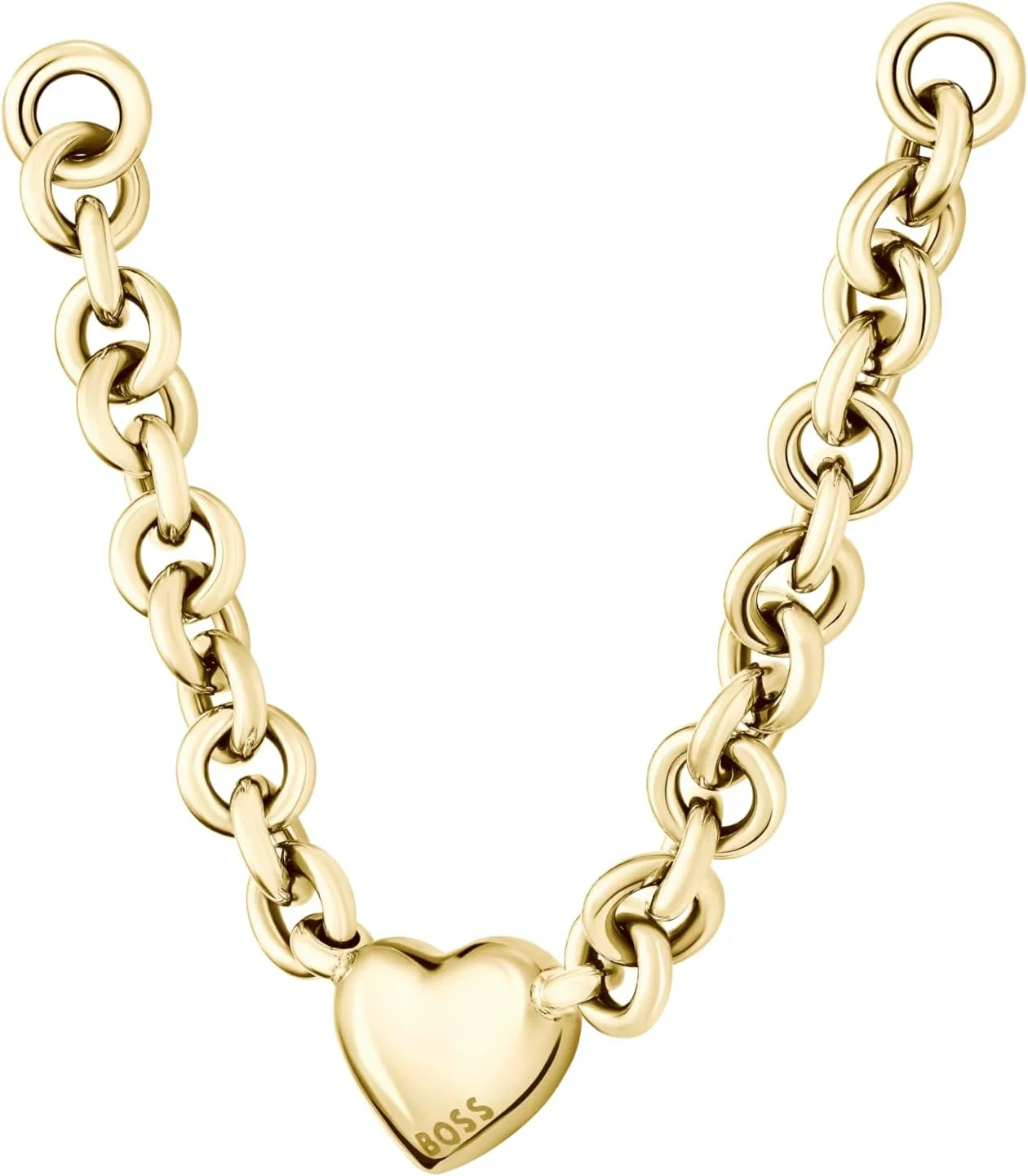 گردنبند زنانه استیل مدل Honey Love باس