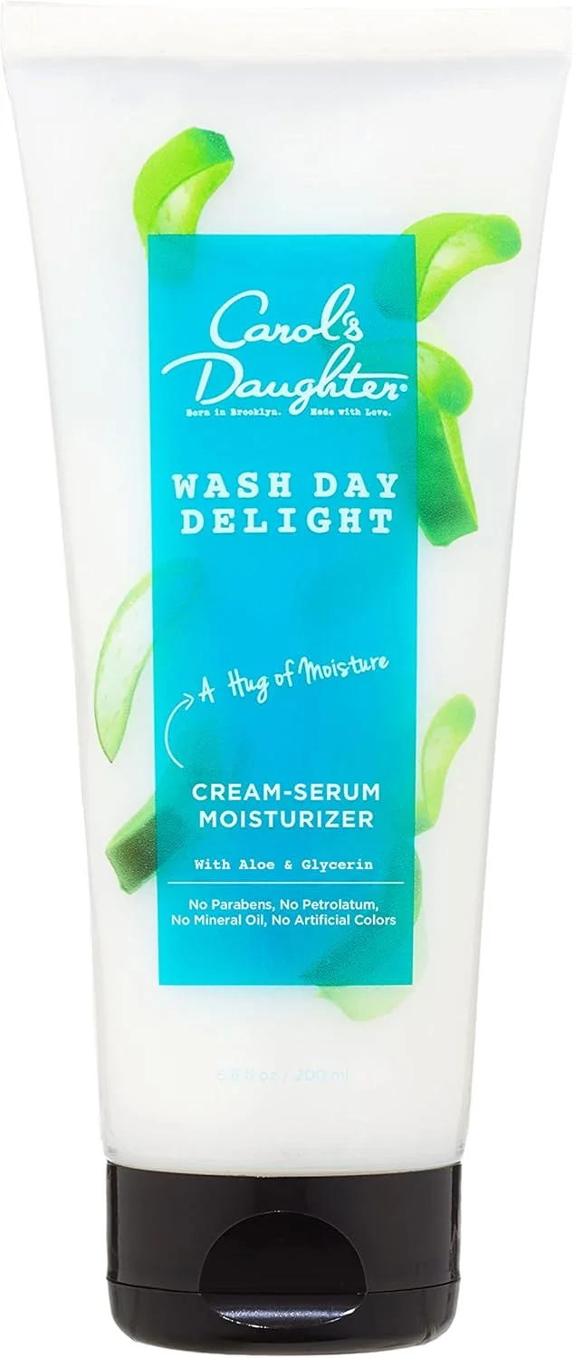 مرطوب کننده مو سرم کرمی Wash Day Delight Carol's Daughter برای موهای فر، ضد وز، ساخته شده با آلوئه و گلیسیرین، 200 میلی لیتر مرطوب کننده مو سرم کرمی Wash Day Delight Carol's Daughter برای موهای فر، ضد وز، ساخته شده با آلوئه و گلیسیرین، 200 میلی لیتر