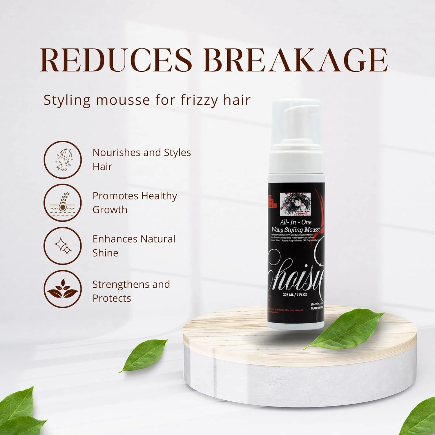 موس حالت دهنده مو همه کاره CHOISIE1 Style & Grow، حجم 7 اونس