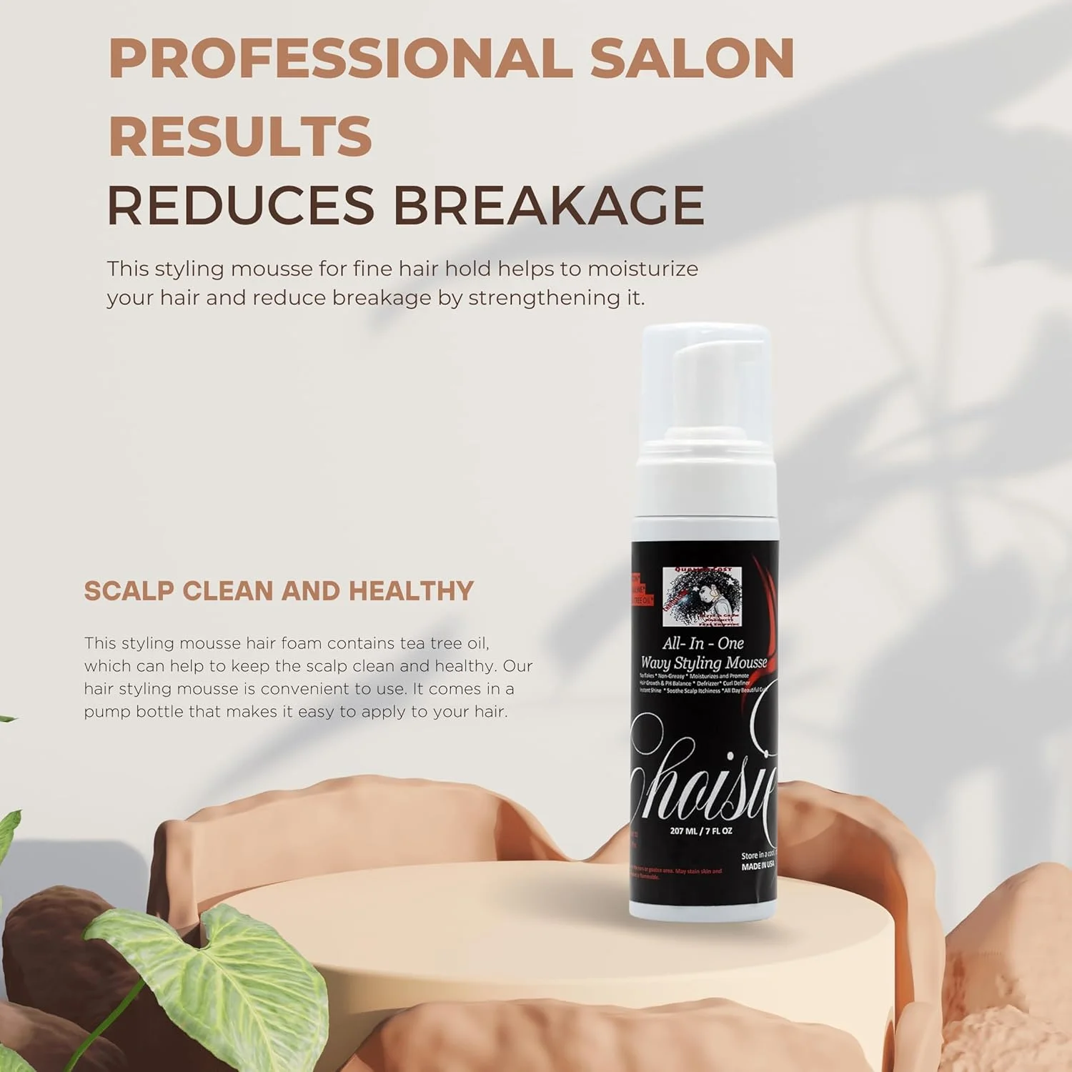 موس حالت دهنده مو همه کاره CHOISIE1 Style & Grow، حجم 7 اونس