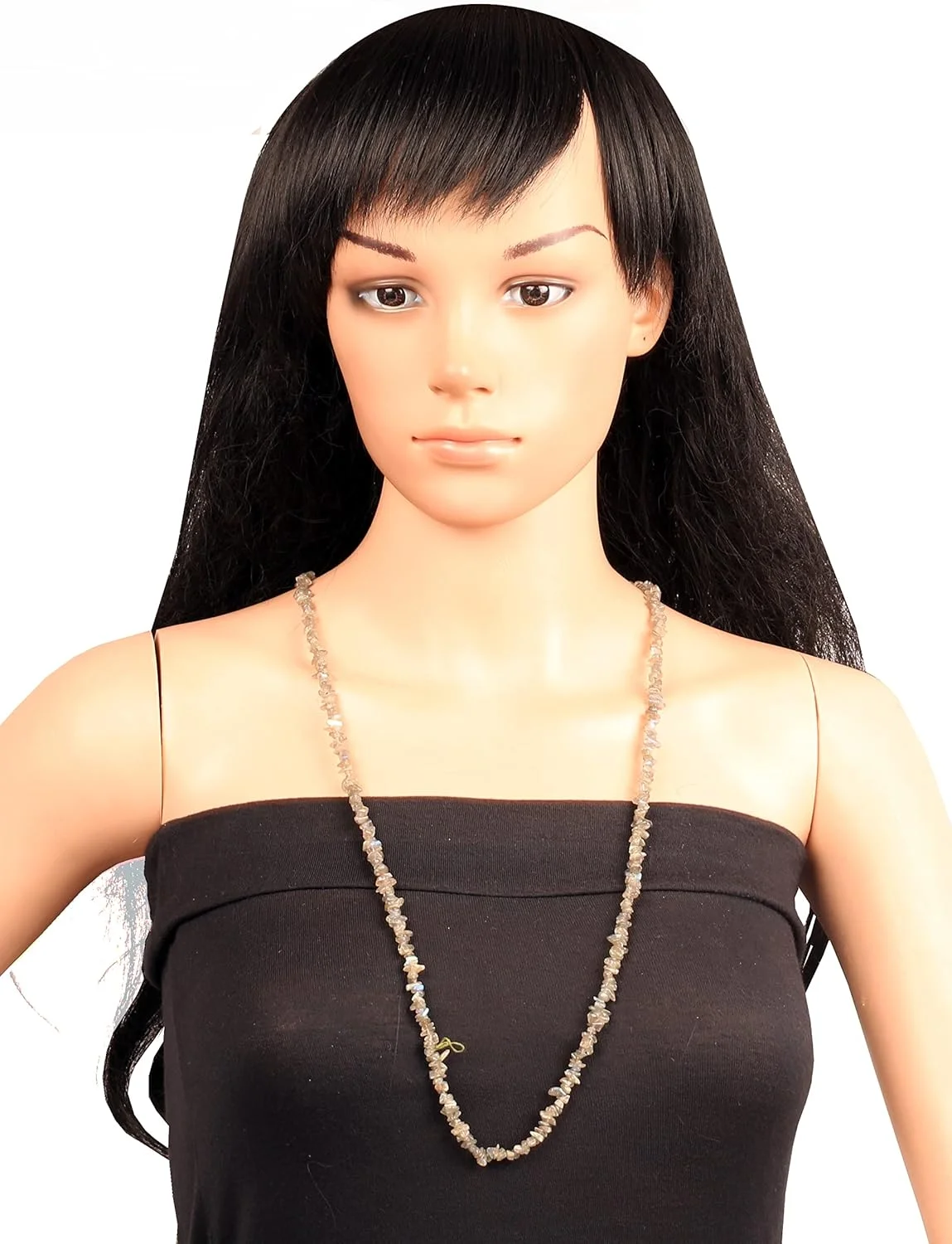 تاچ استون، گردنبند بلند و خیره کننده زنانه، طراحی هندی بالیوودی، مد روز، دست ساز زیبا با مهره های رنگارنگ، آلیاژ، بدون سنگ قیمتی