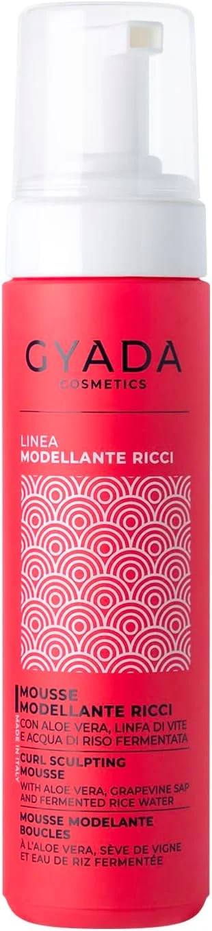 موس حالت دهنده موی فر جیادا کازمتیکس، صاف کننده و الاستیک بر پایه عصاره انگور و آب آلوئه ورا 200 میلی لیتر