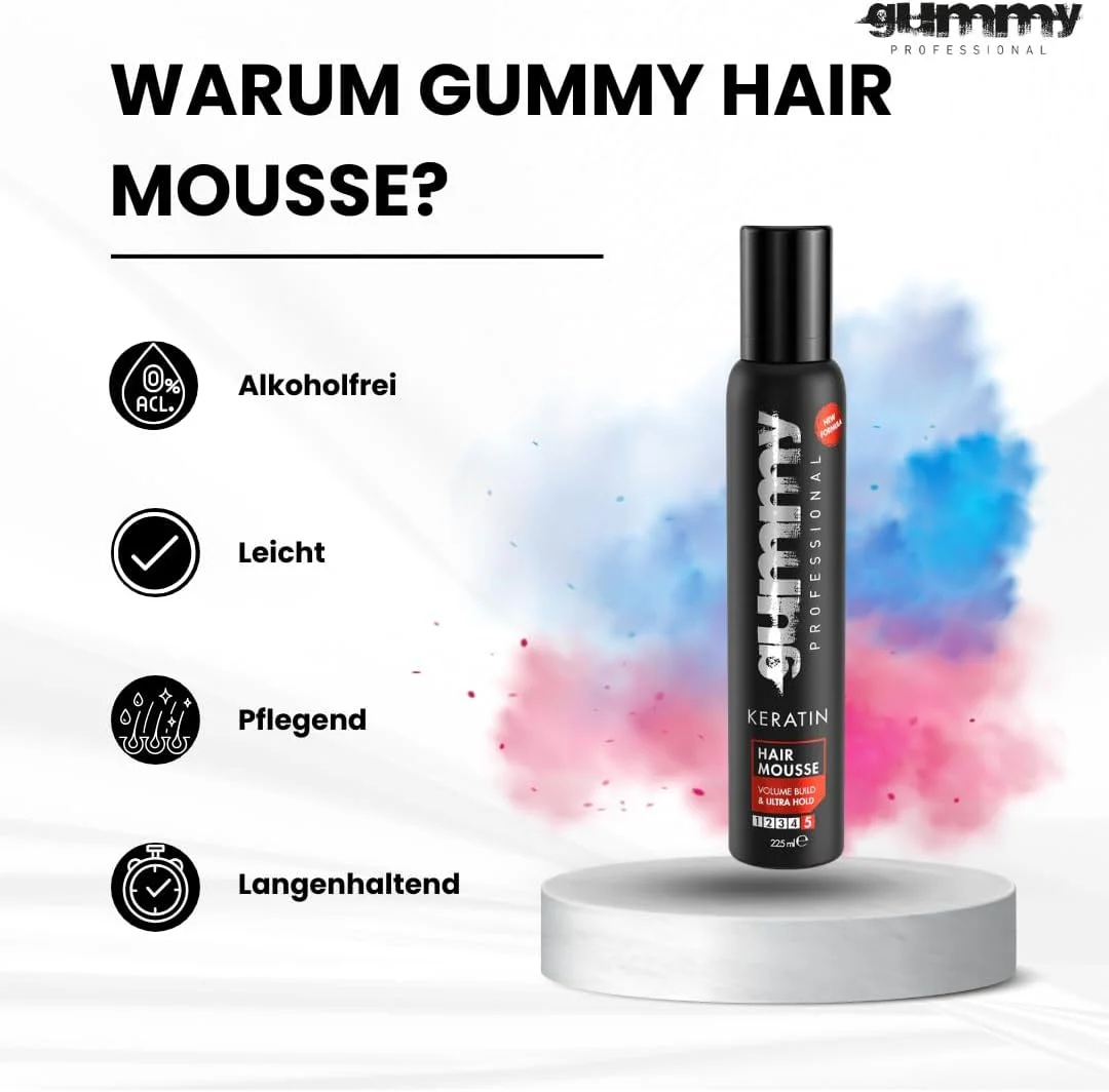 موس مو گامی 225 میلی لیتر، حالت دهنده فوق العاده قوی