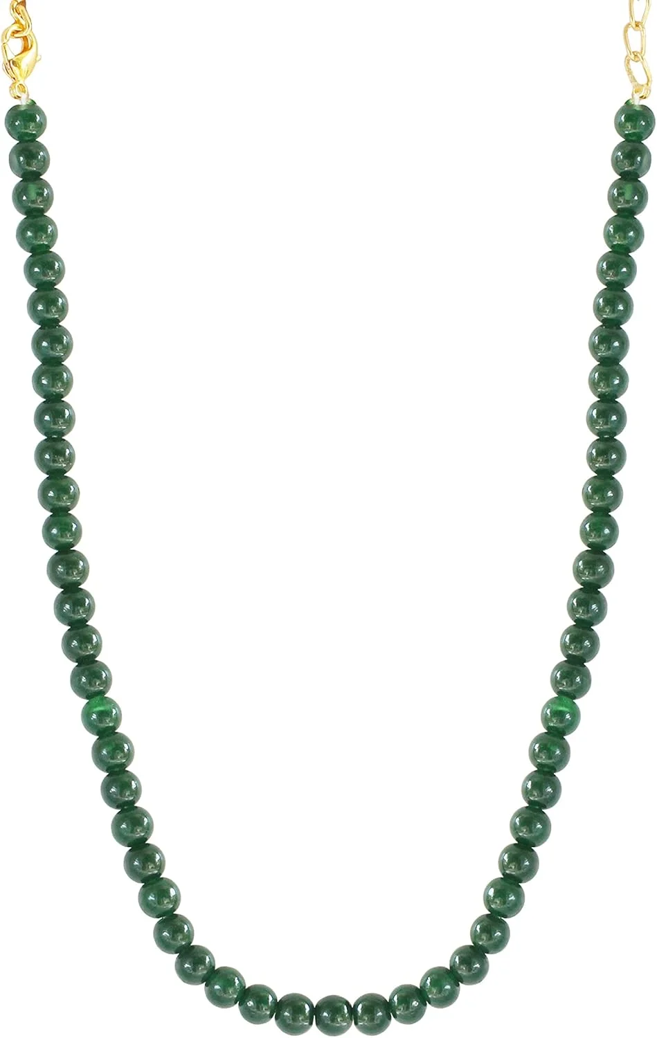 رشته مهره ای اونیکس سبز یکسان لمسی برای بانوان رشته مهره ای اونیکس سبز یکسان لمسی برای بانوان