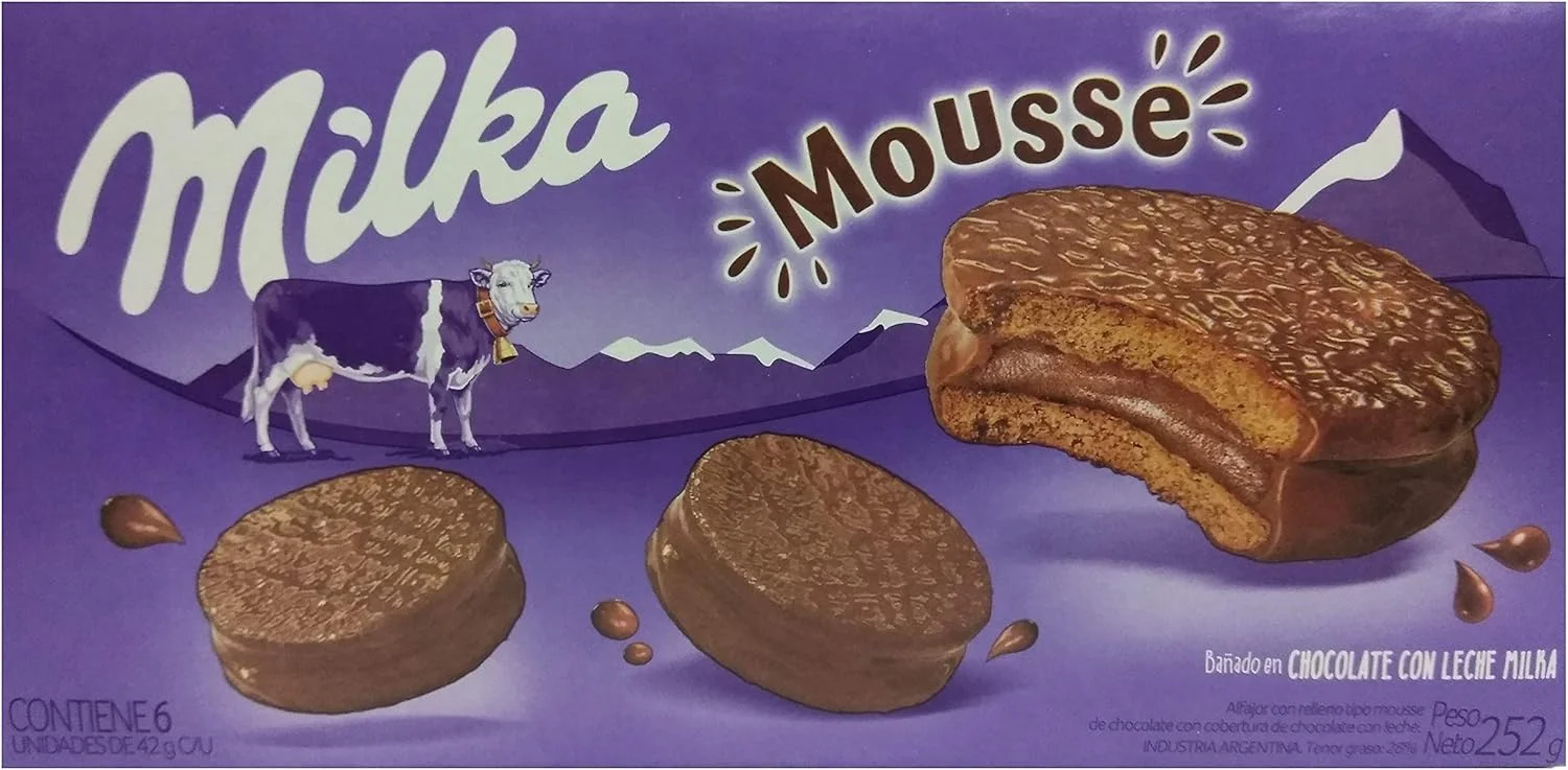 آلفاخور موس MILKA بسته 6 عددی 252 گرمی