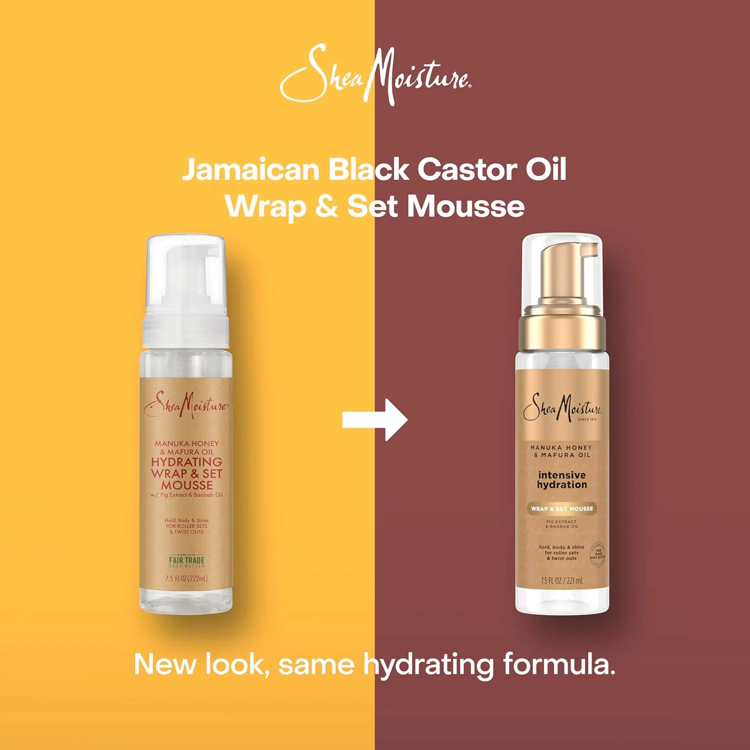 موس حالت دهنده مو حاوی عسل مانوکا و روغن مافورا شی مویسچر، آبرسان، مناسب برای حالت دهی، حجم دهی و درخشش مو، 222 میلی لیتر