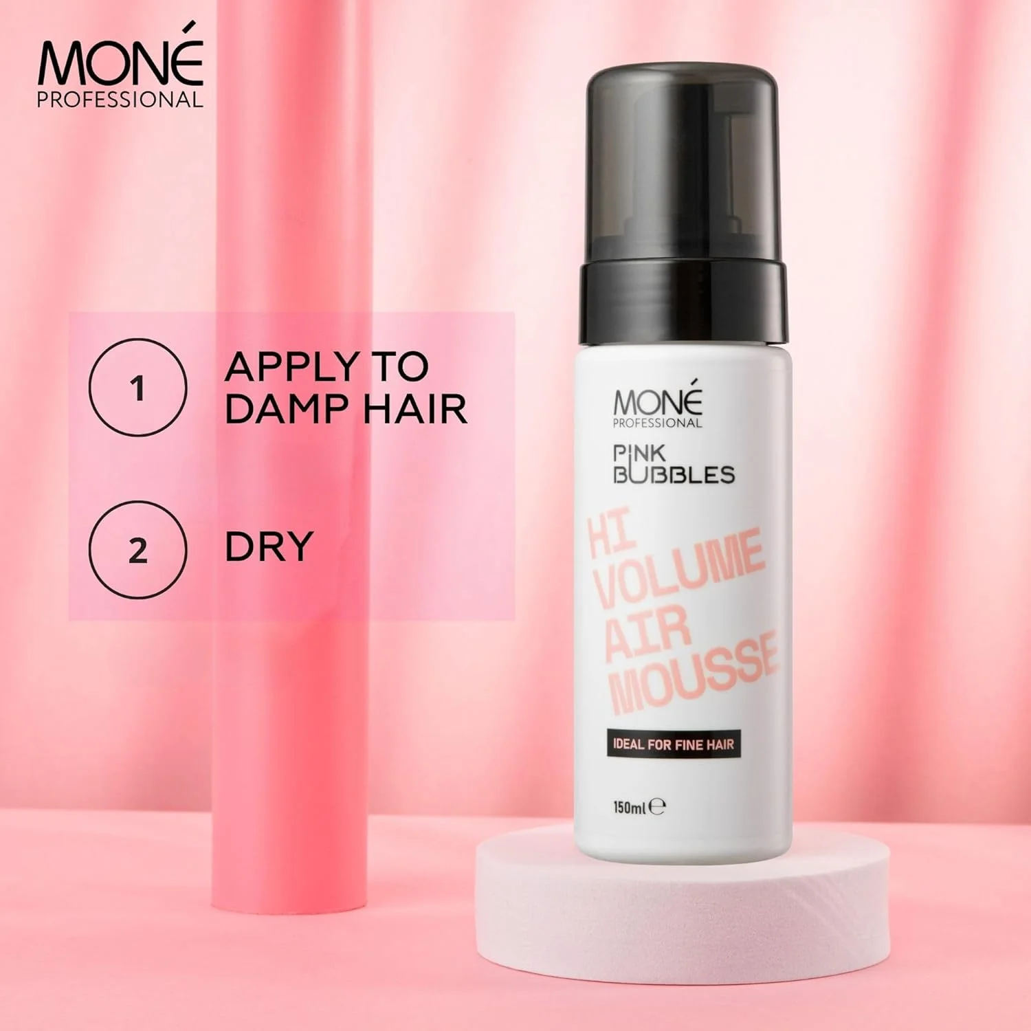 موس حجم دهنده مو مونِ پروفشنال - افزایش دهنده حجم و بافت مو - حالت دهنده سبک - درخشش و حالت ارتجاعی