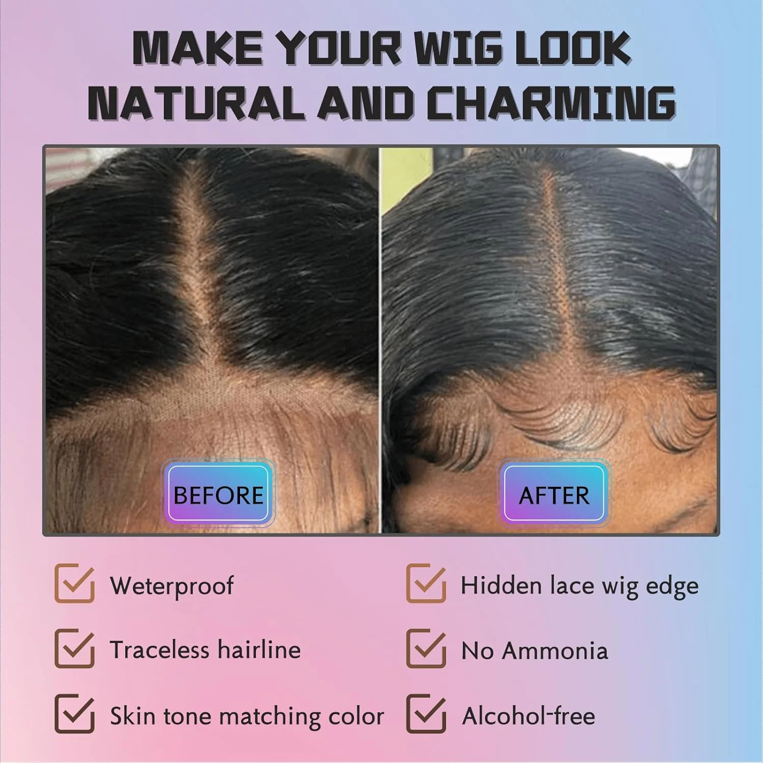 موس رنگی برای کلاه گیس، فوم رنگ کننده، اسپری رنگی برای کلاه گیس، اسپری پوشاننده فوری ریشه مو، موس رنگ مو برای کلاه گیس، اسپری ذوب کننده توری، اسپری رنگ ریشه خشک شونده سریع برای انواع مو