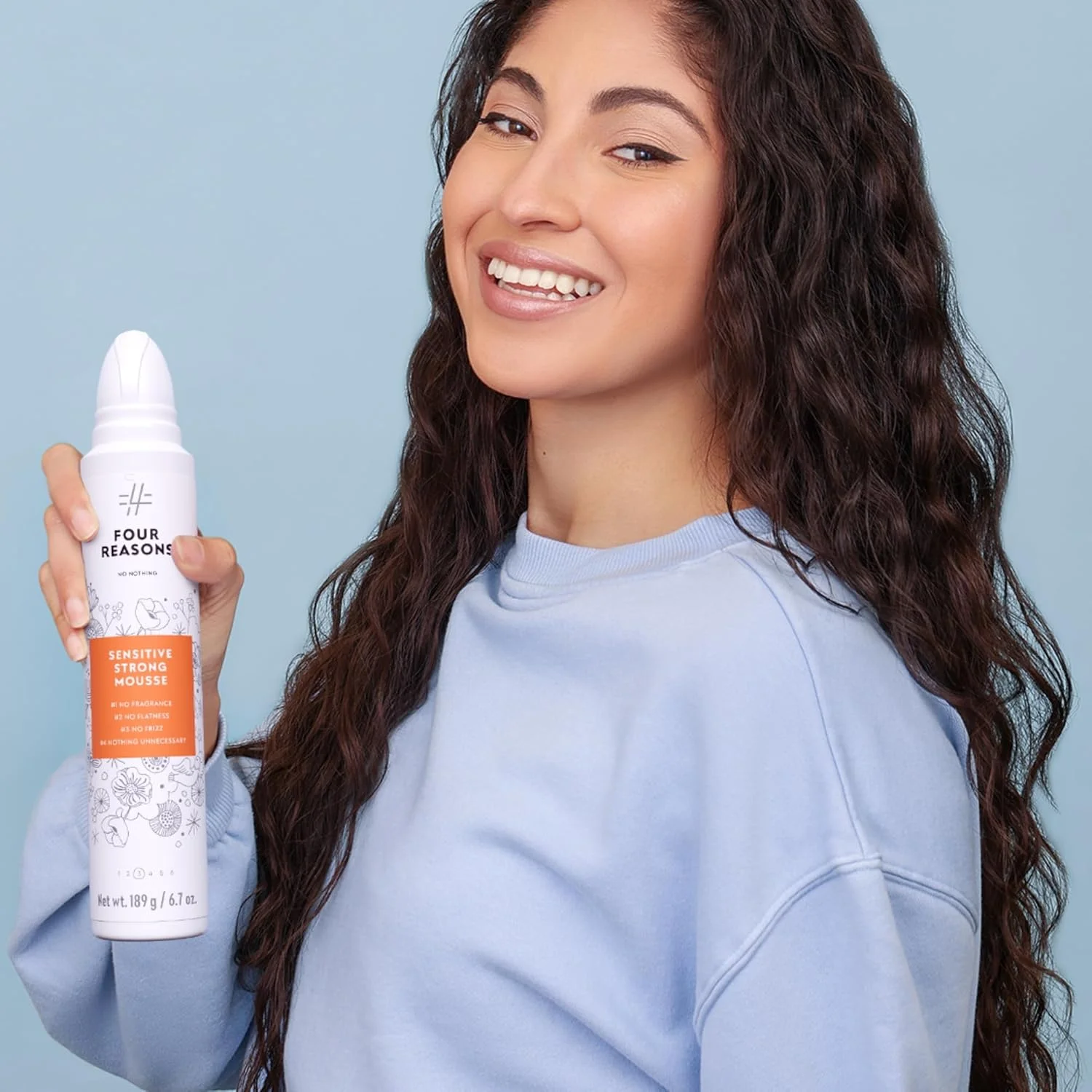 موس مو بسیار قوی و ملایم - حجم دهنده مو - بدون عطر، ضد حساسیت، بدون پارابن، بدون الکل، بدون بو - بدون گلوتن، بدون سویا - 200 میلی لیتر