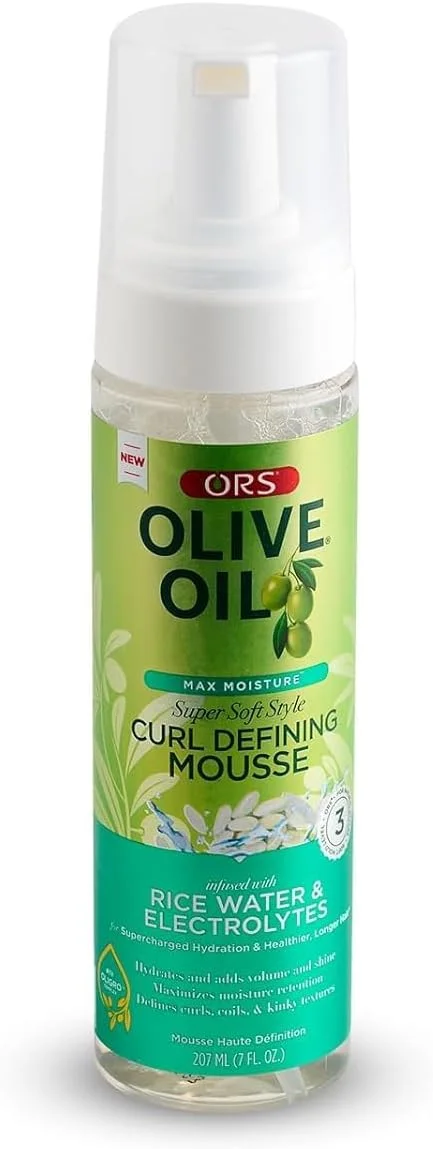 موس حالت دهنده و تعریف کننده فر مو روغن زیتون ORS مدل Max Moisture Super Soft غنی شده با آب برنج و الکترولیت ها برای آبرسانی و رشد فوق العاده (207 میلی لیتر) موس حالت دهنده و تعریف کننده فر مو روغن زیتون ORS مدل Max Moisture Super Soft غنی شده با آب برنج و الکترولیت ها برای آبرسانی و رشد فوق العاده (207 میلی لیتر)