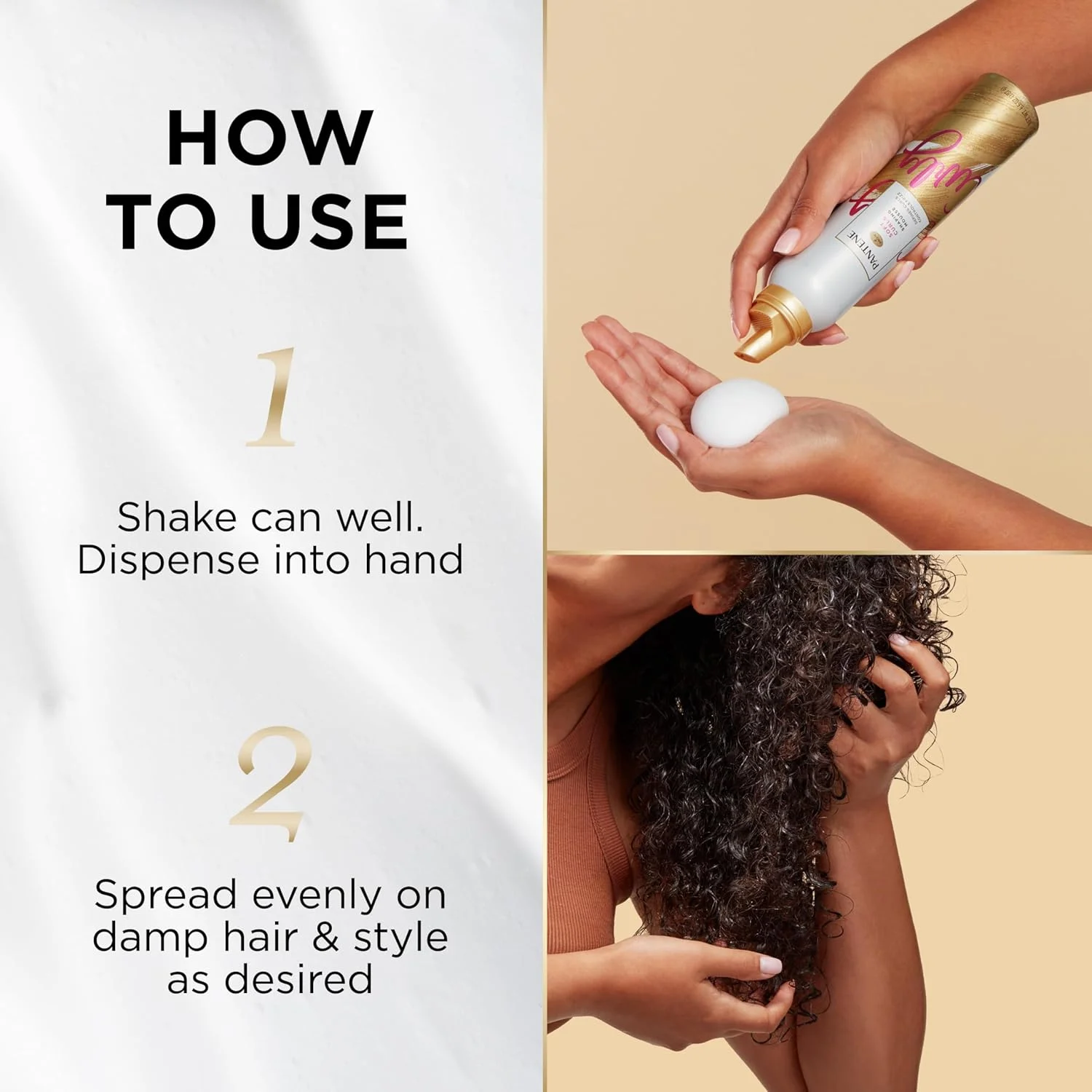 موس موی فر پنتن برای موهای فر، وز را کنترل می کند و فرهای نرم و لطیفی ایجاد می کند، 195 میلی لیتر (بسته 3 عددی) موس موی فر پنتن برای موهای فر، وز را کنترل می کند و فرهای نرم و لطیفی ایجاد می کند، 195 میلی لیتر (بسته 3 عددی)