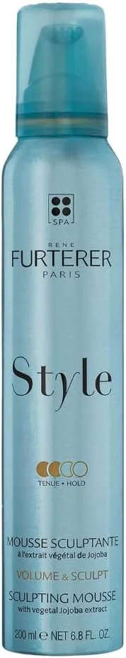 موس حالت دهنده مو رنه فورترر، حجم دهنده طبیعی بادوام با عصاره جوجوبای گیاهی، مناسب انواع مو، فاقد سیلیکون، وگان، 200 میلی لیتر