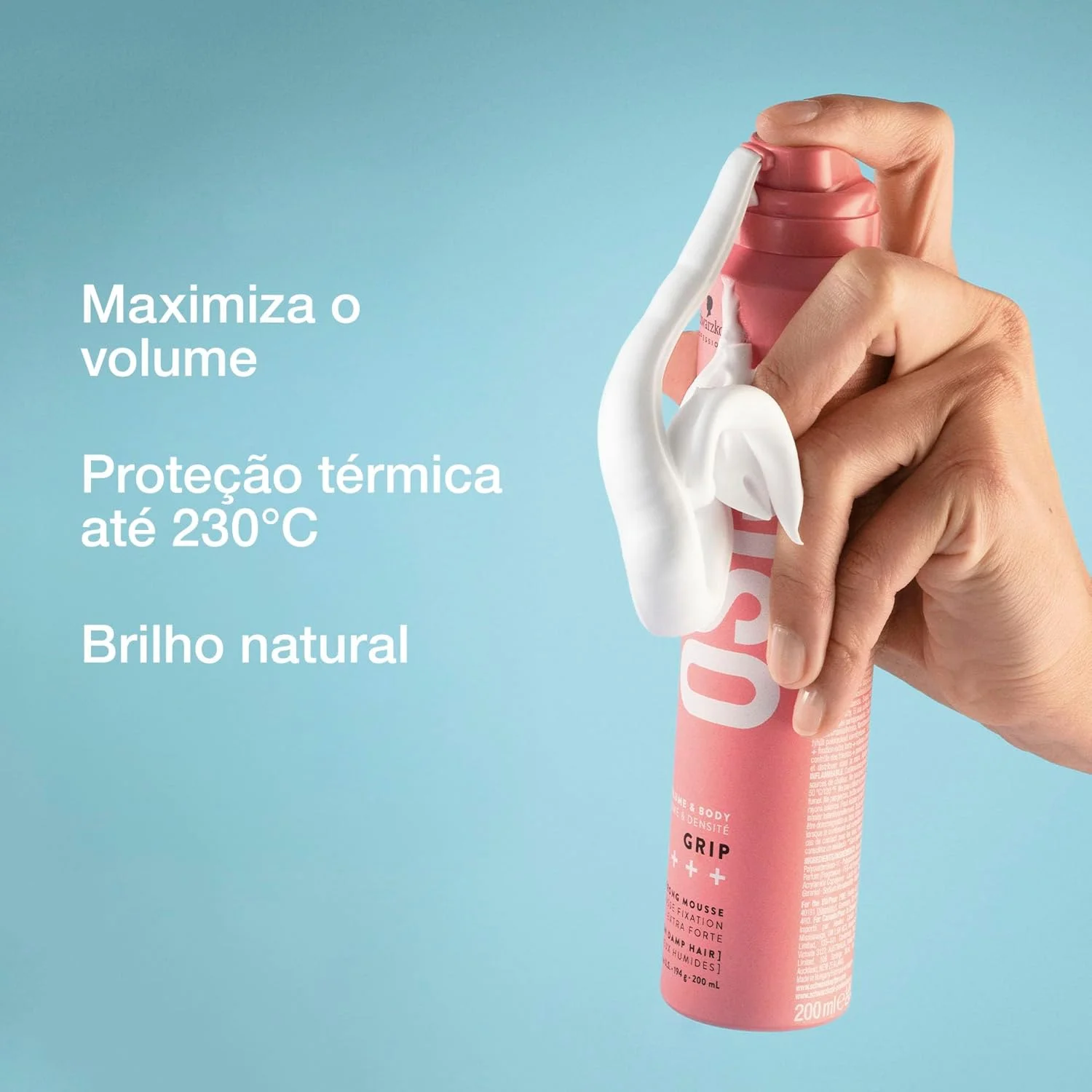 موس حالت دهنده بسیار قوی شوارتسکف اوسیس گریپ، 200 میلی لیتر