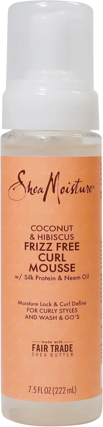 موس موی فر نارگیل و گل بامیه شی مویسچر، بدون وز، مناسب برای همه، 220 میلی لیتر موس موی فر نارگیل و گل بامیه شی مویسچر، بدون وز، مناسب برای همه، 220 میلی لیتر