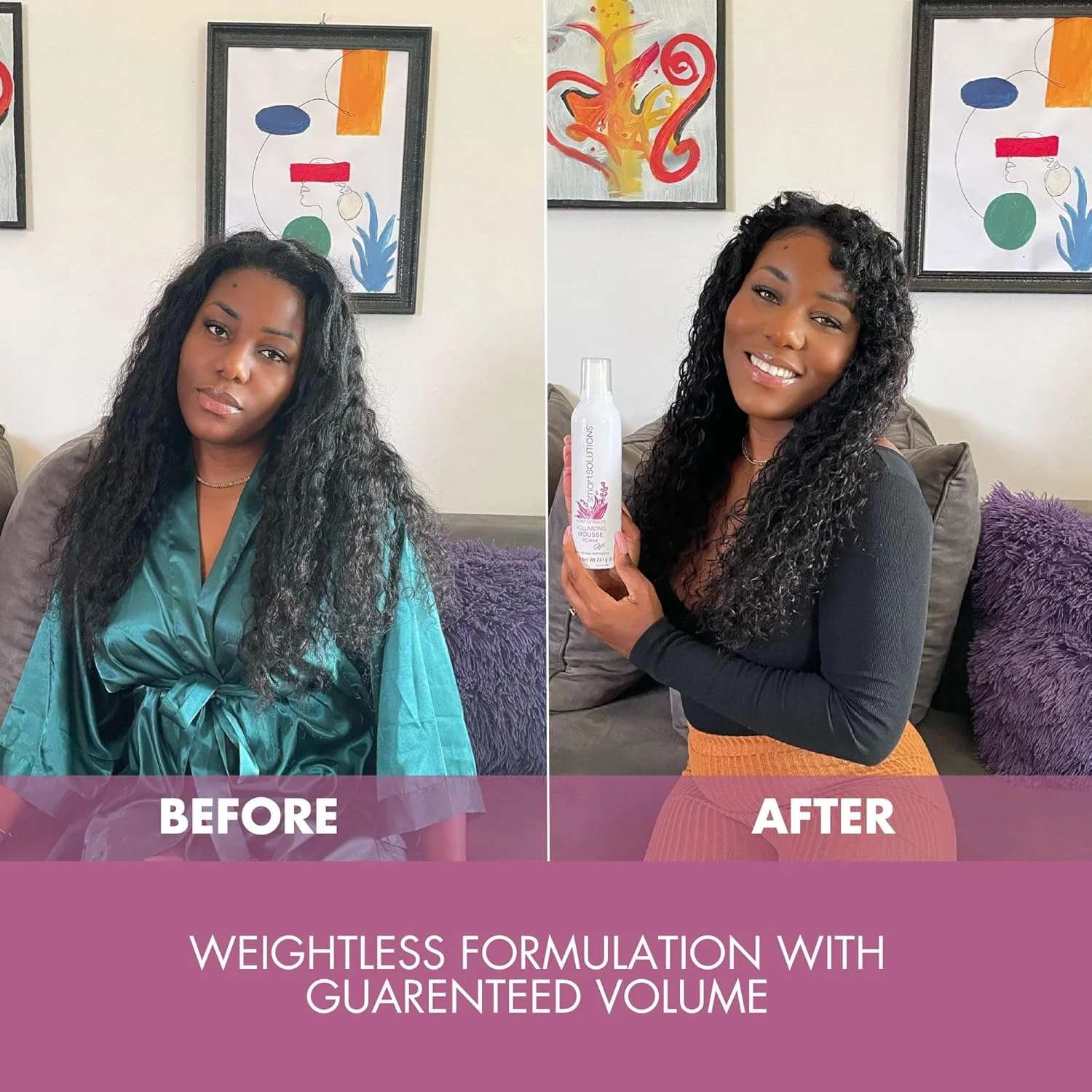 موس فوم حجم دهنده اسمارت سولوشنز، 250 میلی لیتر | بدون چسبندگی | حالت دهنده سبک موس فوم حجم دهنده اسمارت سولوشنز، 250 میلی لیتر | بدون چسبندگی | حالت دهنده سبک