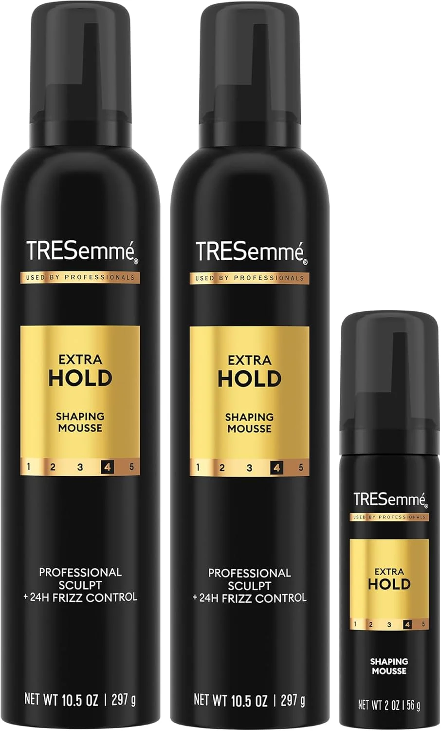 موس حالت دهنده مو ترزمی، قدرت نگهدارندگی فوق العاده، بسته 2 عددی + بطری مسافرتی - موس مرطوب کننده مو برای حالت دادن، کنترل وز مو تا 24 ساعت (مجموعه 3 عددی)