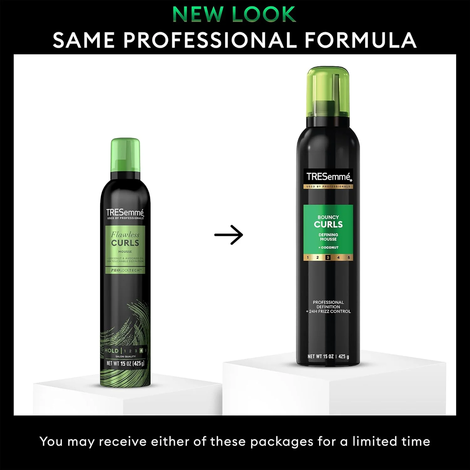 موس مو TRESemmé بسته 2 عددی + ماسک مو ترمیم کننده کراتین – فر کننده بی نقص، محصولات مو بدون الکل و ضد وز با محافظت در برابر حرارت (مجموعه 3 عددی)