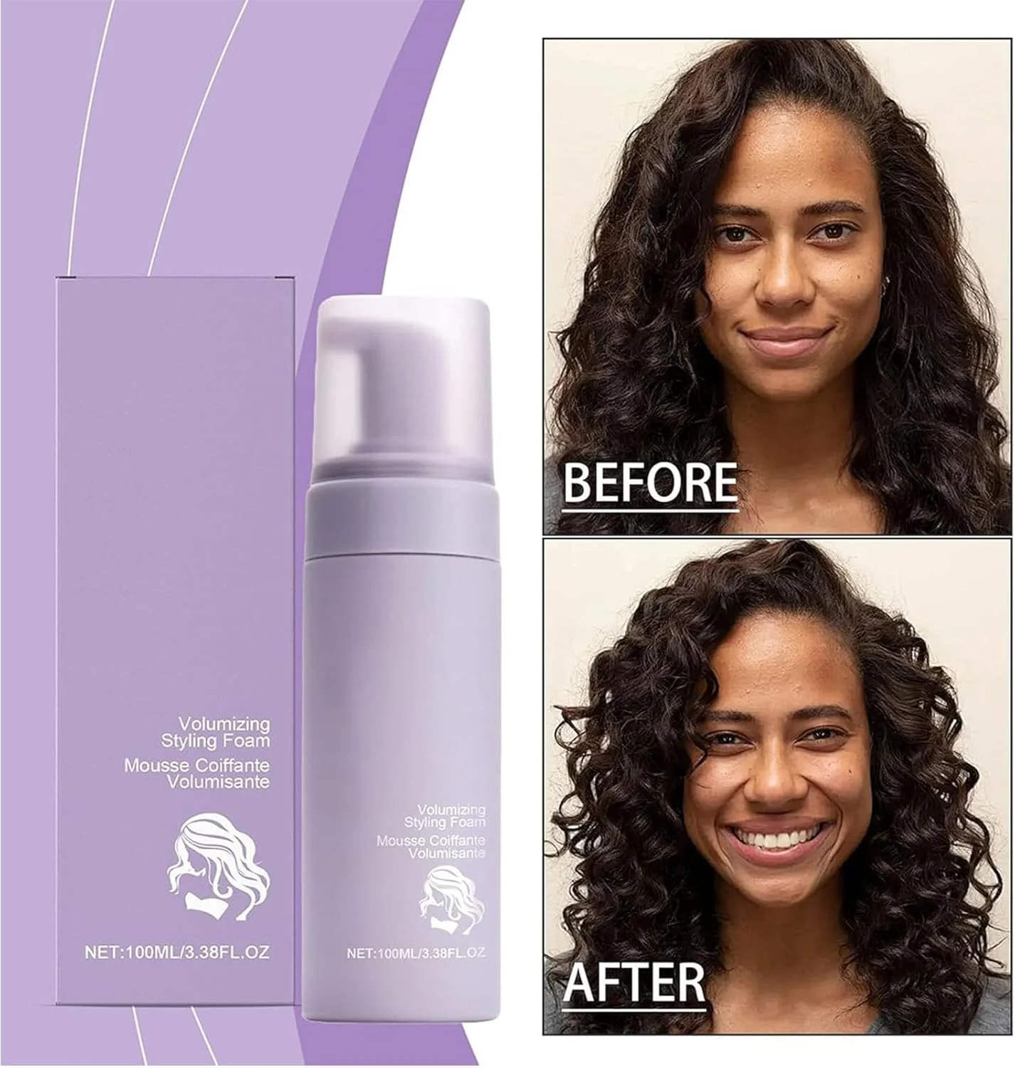 موس حالت دهنده مو، موس حجم دهنده مو، فوم حالت دهنده براق، سبک و غیر چرب، ماندگاری طولانی، برای استفاده روزانه یا مناسبت های خاص بانوان و آقایان (1 عدد) موس حالت دهنده مو، موس حجم دهنده مو، فوم حالت دهنده براق، سبک و غیر چرب، ماندگاری طولانی، برای استفاده روزانه یا مناسبت های خاص بانوان و آقایان (1 عدد)