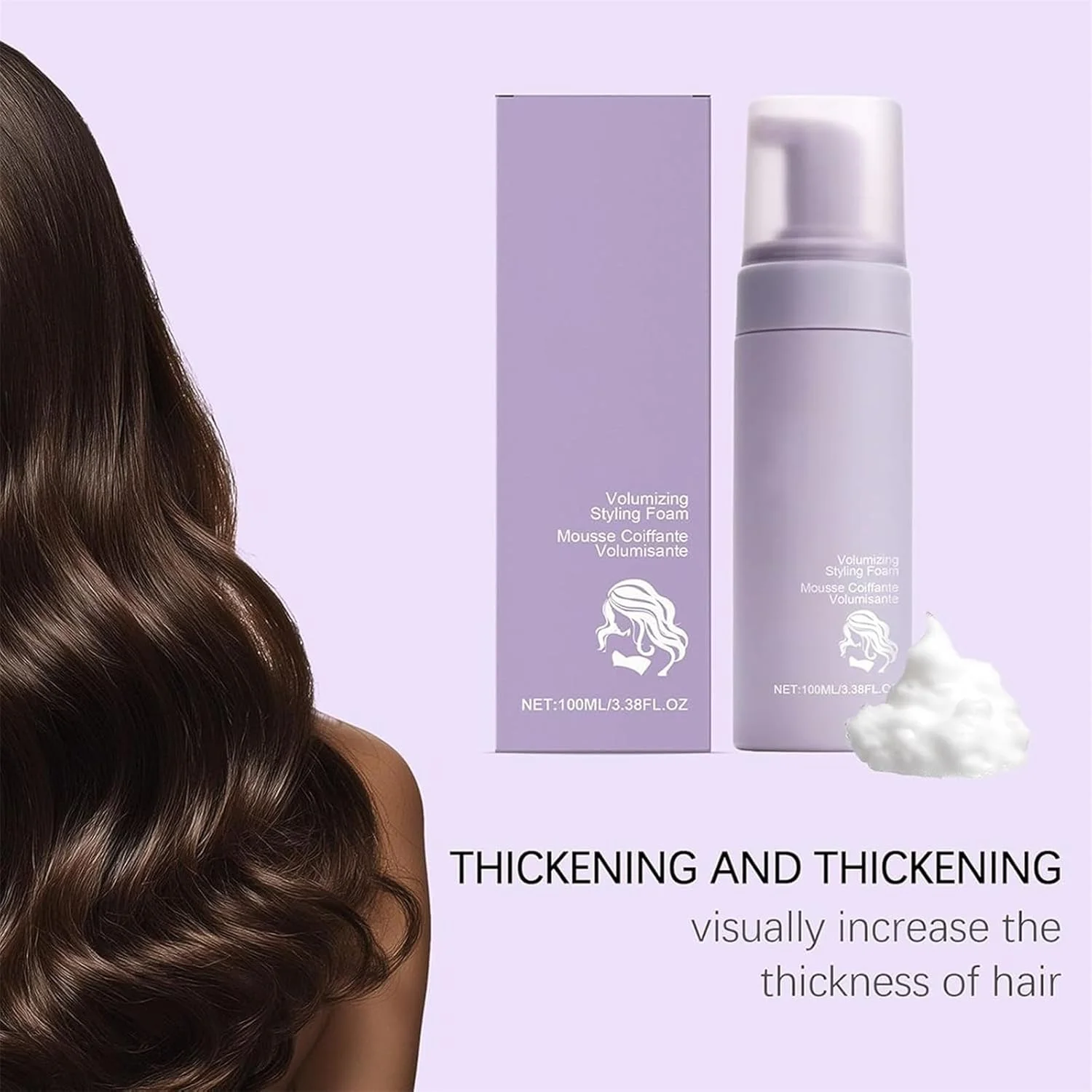 موس حالت دهنده مو، موس حجم دهنده مو، فوم حالت دهنده براق، سبک و غیر چرب، ماندگاری طولانی، برای استفاده روزانه یا مناسبت های خاص بانوان و آقایان (1 عدد) موس حالت دهنده مو، موس حجم دهنده مو، فوم حالت دهنده براق، سبک و غیر چرب، ماندگاری طولانی، برای استفاده روزانه یا مناسبت های خاص بانوان و آقایان (1 عدد)